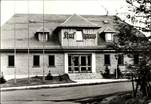 Ak Wiegersdorf Ilfeld Harztor, Hufhaus, Ferien- und Schulungszentrum VEB Nordbrand Nordhausen