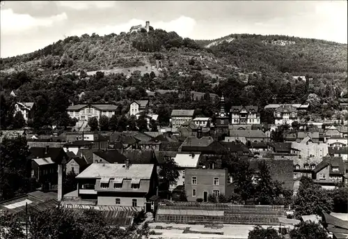 Ak Bad Blankenburg in Thüringen, Blick über den Ort