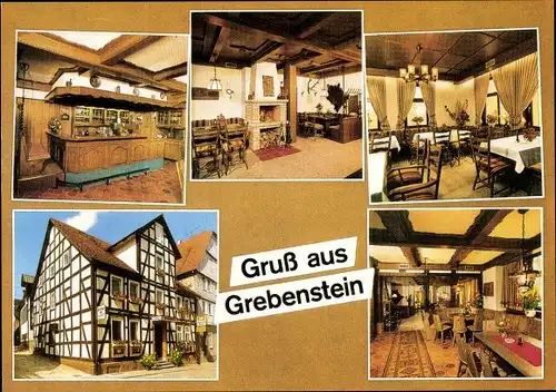 Ak Grebenstein in Nordhessen, Gaststätte Zur Deutschen Eiche