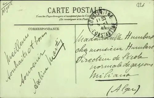 Ak Constantine Algerien, Une Fete Arabe