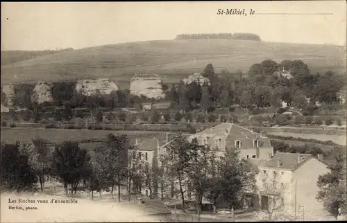 Ak Saint Mihiel Meuse, Blick auf den Ort