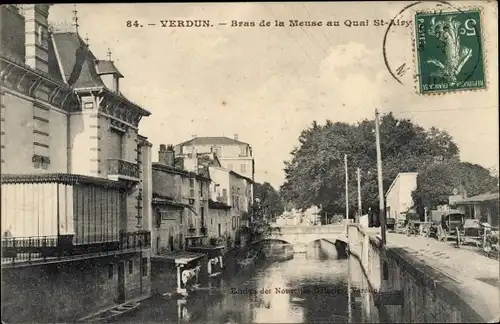 Ak Verdun Lothringen Meuse, Bras de la Meuse