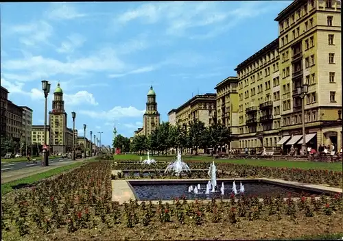 Ak Berlin Friedrichshain, Frankfurter Allee, Frankfurter Tor