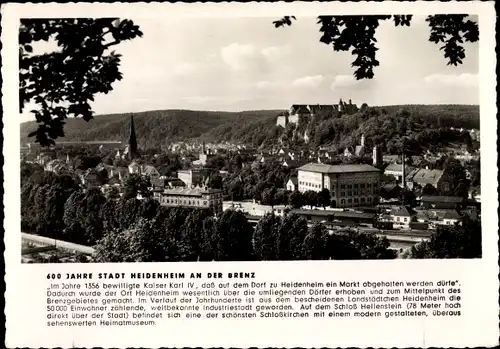 Ak Heidenheim an der Brenz Württemberg, Panorama