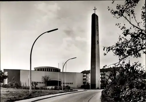 Ak Ulm an der Donau, Kuhberg, Heilig Geist Kirche