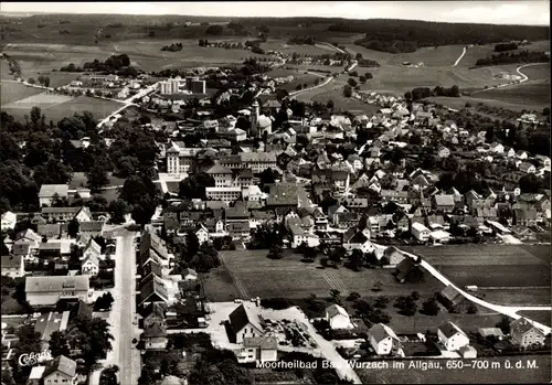 Ak Bad Wurzach in Oberschwaben, Fliegeraufnahme