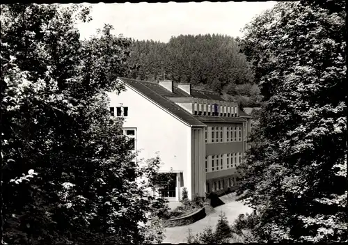 Ak Monschau Montjoie in der Eifel, St. Ursula-Schule, Mädchenrealschule