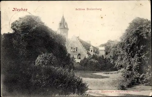 Ak Breitenburg bei Itzehoe in Holstein, Blick zum Schloss Breitenburg