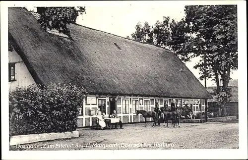 Ak Daensen Buxtehude in Niedersachsen, Gasthof Zum Estetal