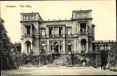 Ak Stuttgart am Neckar, Villa Berg