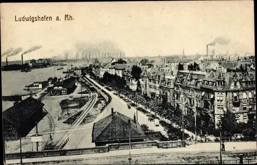 Ak Ludwigshafen am Rhein, Blick auf die Stadt