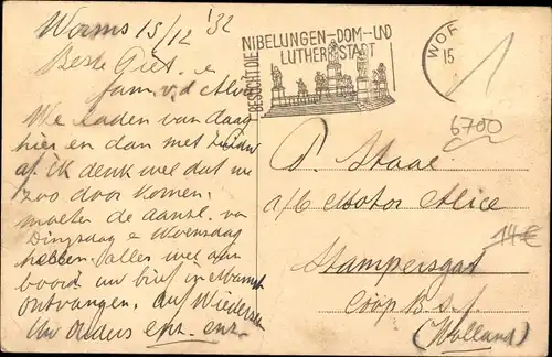 Ak Ludwigshafen am Rhein Rheinland Pfalz, Partie auf der Bismarckstraße