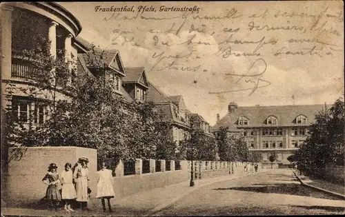 Ak Frankenthal in der Pfalz, Gartenstraße