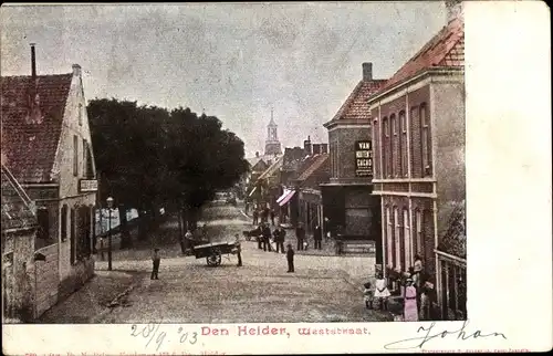 Ak Den Helder Nordholland Niederlande, Weststraat