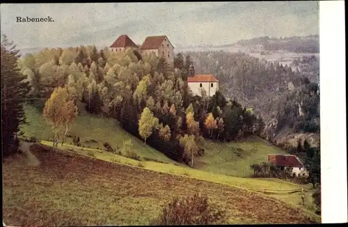 Ak Rabeneck Waischenfeld in der Fränkischen Schweiz Bayern, Gebäude, Wald