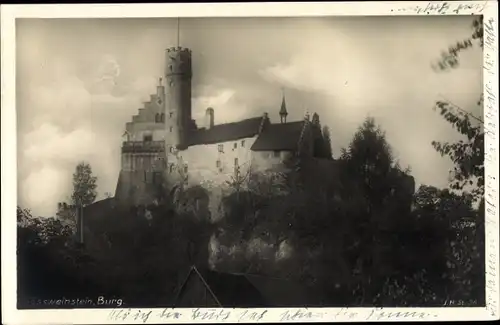 Ak Gößweinstein in Oberfranken, Burg
