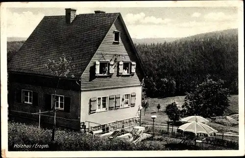 Ak Ober Holzhau Rechenberg Bienenmühle Erzgebirge, Fremdenheim Bergesruh