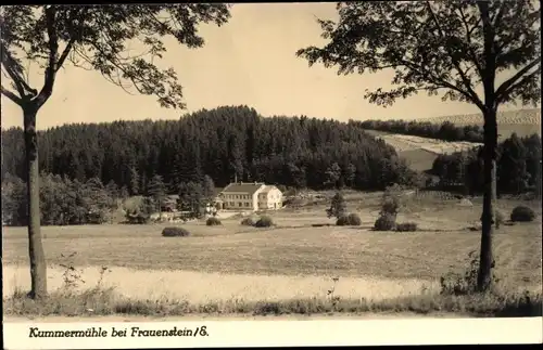 Ak Frauenstein im Erzgebirge, Kummermühle, Wald