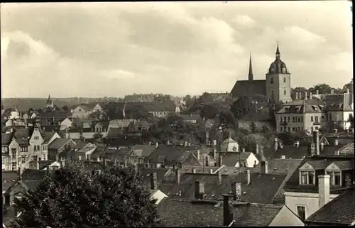 Ak Mittweida in Sachsen, Stadtbild, Teilansicht