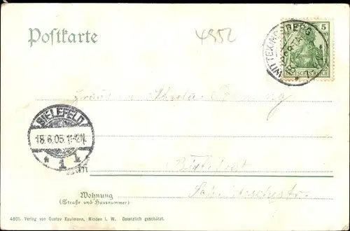 Ak Porta Westfalica an der Weser, Wittekinds Quelle