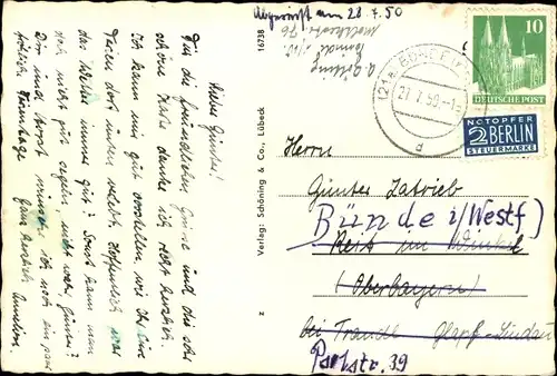 Ak Bünde in Westfalen, Städt. Freibad