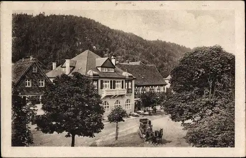 Ak Wirsberg im Fichtelgebirge, Werners Hotel zur Post