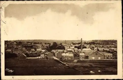 Ak Hirson Aisne, Vue panoramique