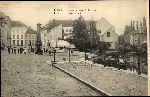 Ak Lier Lierre Flandern Antwerpen, Marche aux Poissons