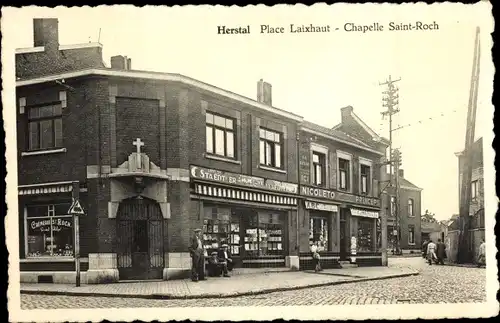 Ak Herstal Wallonien Lüttich, Place Laixhaut, Chapelle Saint Roch