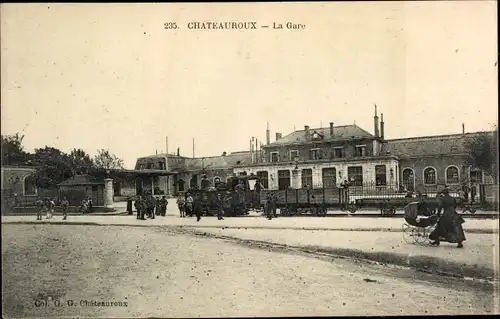 Ak Châteauroux Indre, La Gare