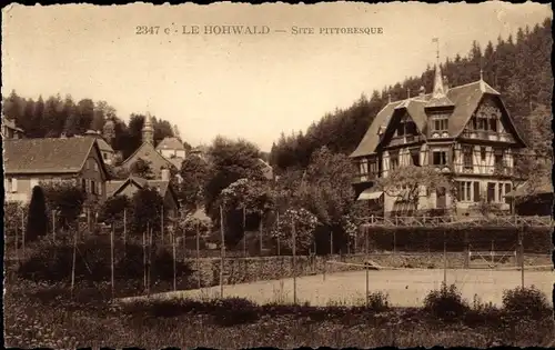 Ak Le Hohwald Elsass Bas Rhin, Site Pittoresque, Tennis