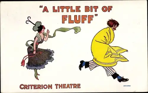 Ak Criterion Theatre, A Little Bit of Fluff, Farce by Walter W. Ellis, Herbert Jey, Anthony Ellis