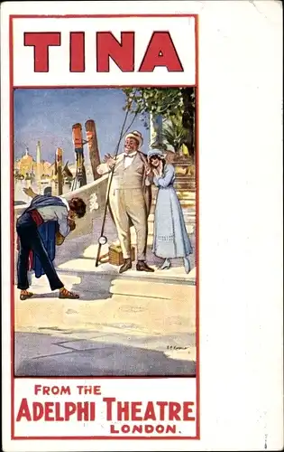 Ak Tina, Musical Comedy from the Adelphi Theatre London, Grand Opera House Harrogate, George Dance