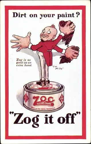 Ak ZOG cleans Paint, Mr. Zog, Zog it off