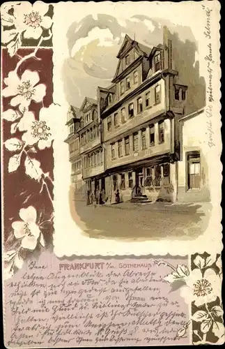 Passepartout Litho Frankfurt am Main, Goethehaus