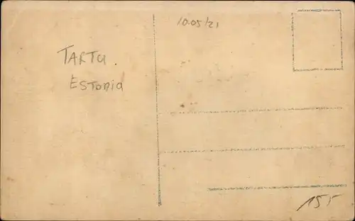 Ak Tartu Dorpat Estland, Einmarsch deutscher Truppen, I. WK