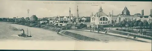 Klapp Ak Düsseldorf, Gelände der Ausstellung 1904