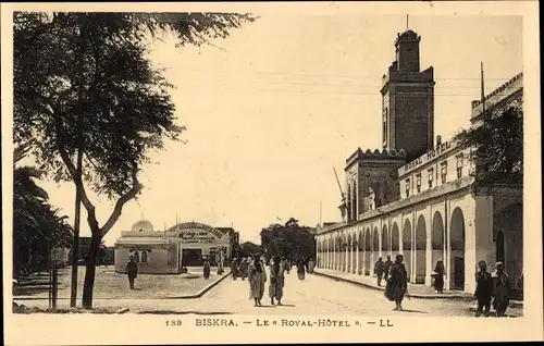 Ak Biskra Algerien, Le Royal Hotel