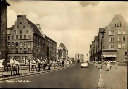 Ak Hansestadt Rostock, Steinstraße