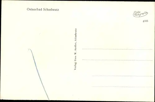 Ak Ostseebad Scharbeutz in Ostholstein, Straßenpartie, Partie im Ort