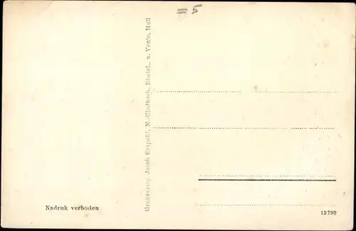 Ak Enkhuizen Nordholland Niederlande, Paktuinen