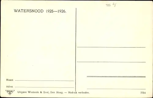 Ak Roermond Limburg Niederlande, Watersnood 1925-1926, Bezoek van de Koninklijke familie