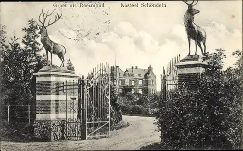 Ak Roermond Limburg Niederlande, Kasteel Schöndeln