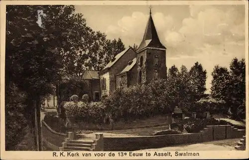 Ak Swalmen Roermond Limburg Niederlande, R. K. Kerk