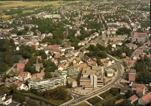 Ak Bünde im Kreis Herford, Fliegeraufnahme