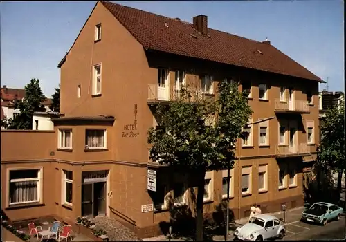 Ak Bad Oeynhausen in Westfalen, Hotel Zur Post, Bahnhofstraße 17