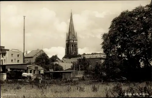 Ak Elmshorn in Schleswig Holstein, Blick auf die Kirche