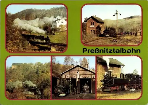 Ak Schmalspurbahn Wolkenstein Jöhstadt, Preßnitztalbahn, Steinbach, Mayer Lokomotive IV K