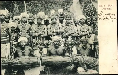 Ak Sri Lanka Ceylon, Devil Dancers