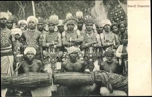 Ak Sri Lanka Ceylon, Devil Dancers